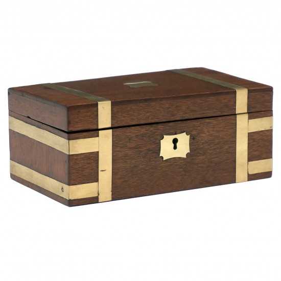 Mahogany and Brass English Box