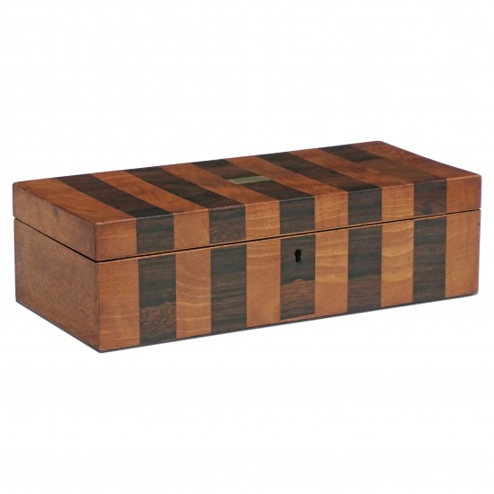 Rosewood and Satinwood  Inlaid  English Box