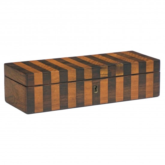 English Striped Wood Box