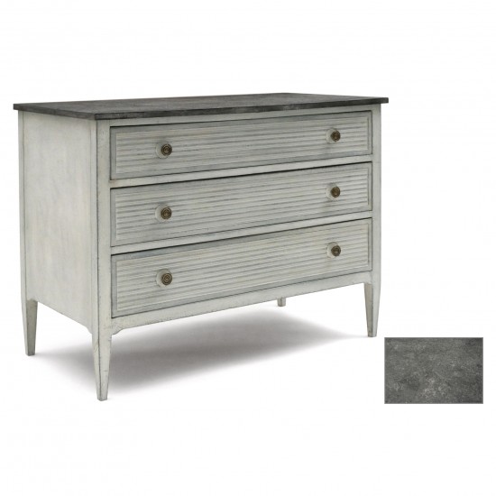 Three Drawer Painted Commode