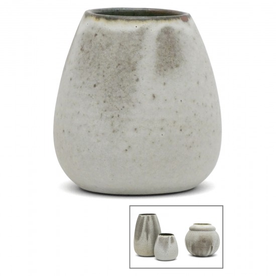 French Gray Stoneware vase