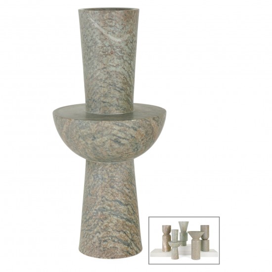 Soapstone Totem Vase