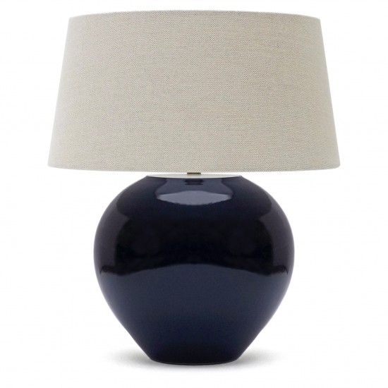 Navy Blue Table Lamp C0408 Bk Antiques, Navy Blue Nightstand Lamps