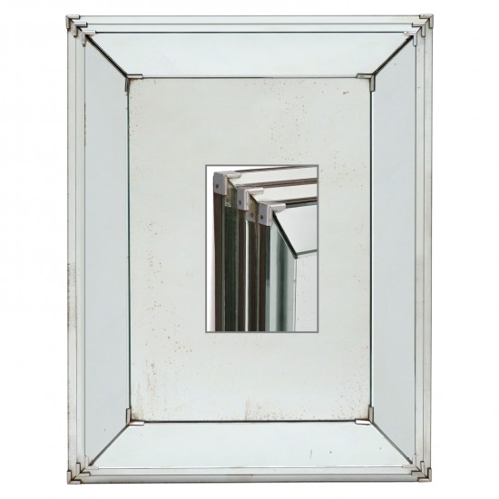 Stepped Framed Mirror