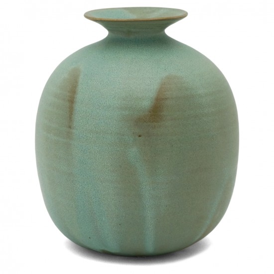 Light Green Studio Stoneware Vase