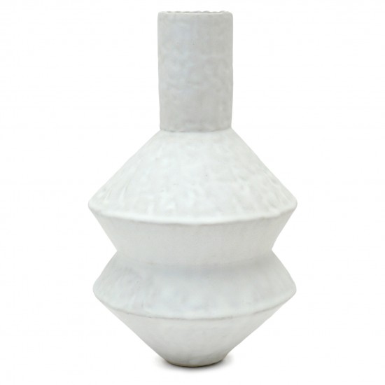 Pinched Stoneware Vase