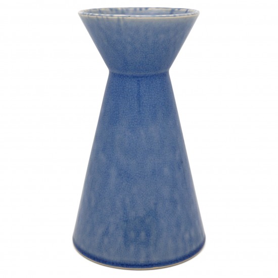 Blue Crackle Glazed Vase