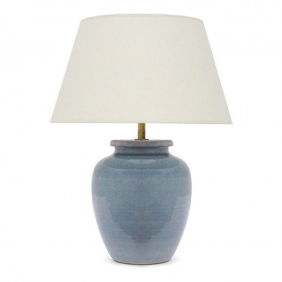 Light Blue Ceramic Lamp