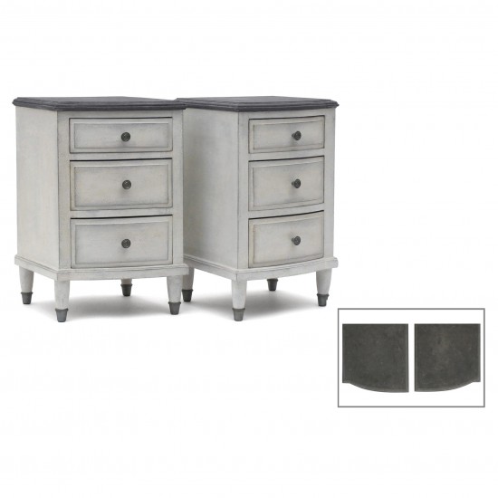 Pair of Painted Night Stands