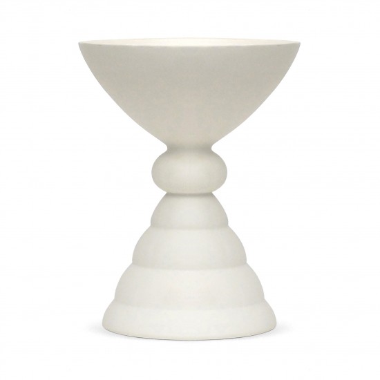 White St. Clement Porcelain Vase