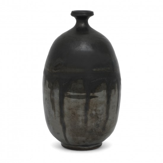 Drip Glazed Terra Cotta Vase