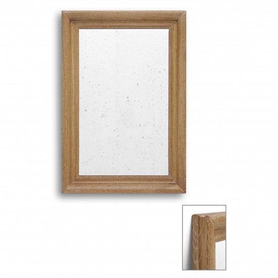 Cerused Oak Molded Framed Mirror
