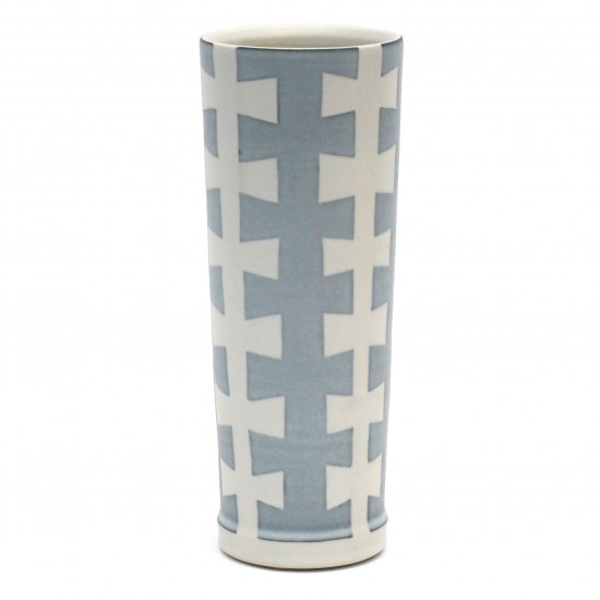 Porcelain “Zipper” Vase