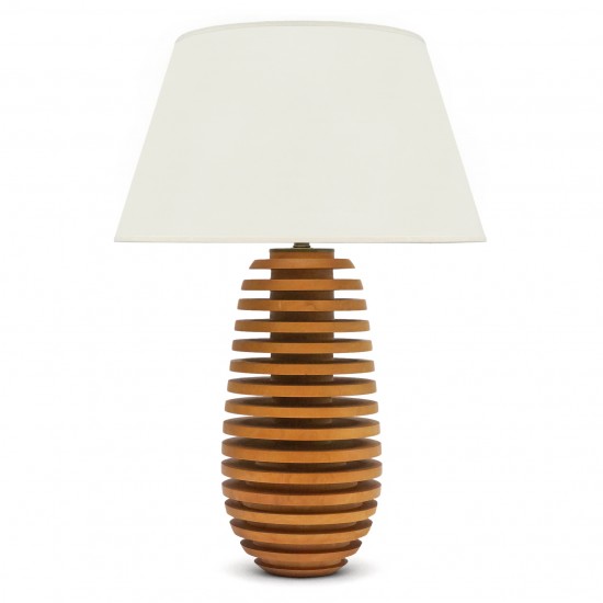 Italian Wood Table Lamp