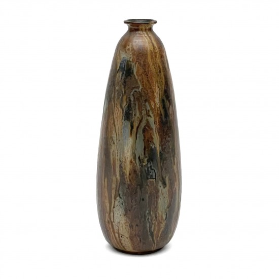 Tall Drip Glazed Vase